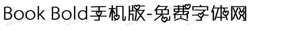 Book Bold手机版字体转换